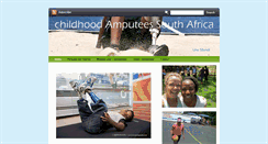 Desktop Screenshot of childhoodamputeessouthafrica.com