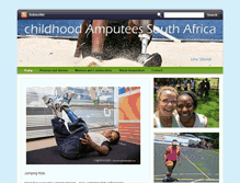Tablet Screenshot of childhoodamputeessouthafrica.com